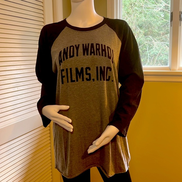 ANDY WARHOL museum women’s XL long sleeve / baseball t-shirt - Picture 2 of 6